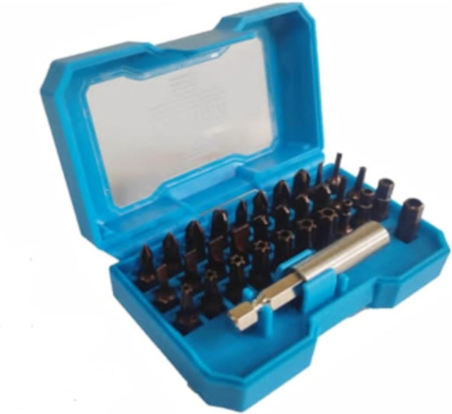 Image of TAPARIA Power Tool Bits Set (32pcs) Magnetic Power Tool Bits Set Iron Blue Screw Driver Set Screwdriver Bit Set