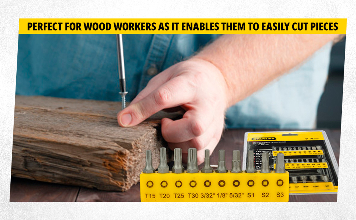 Image of STANLEY 29 PCS 68-071-23 Insert Bit Standard Screwdriver Set