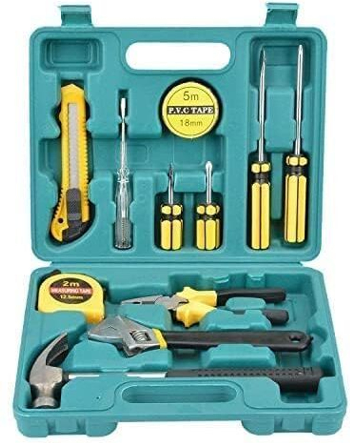 Image of DHYEY ENTERPRISE 12 In 1 Electrical Repair Home Hand Tool Kit Set With Screwdriver Precision Screwdriver Set