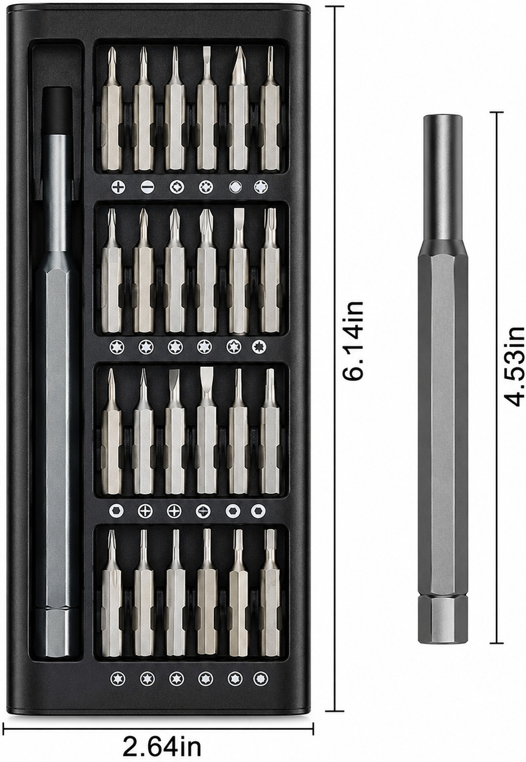 Image of KUMAWATCRAFTZ 24 in 1 Plastic handle Precision Screwdriver Set