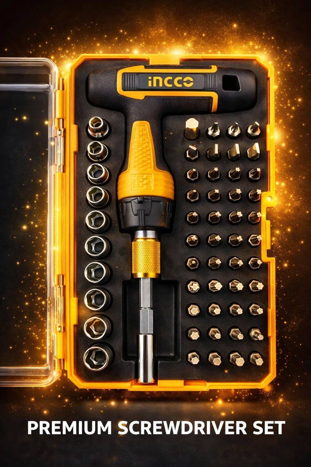 INGCO 47PCS T-Handle Wrench Screwdriver Set - Image 3