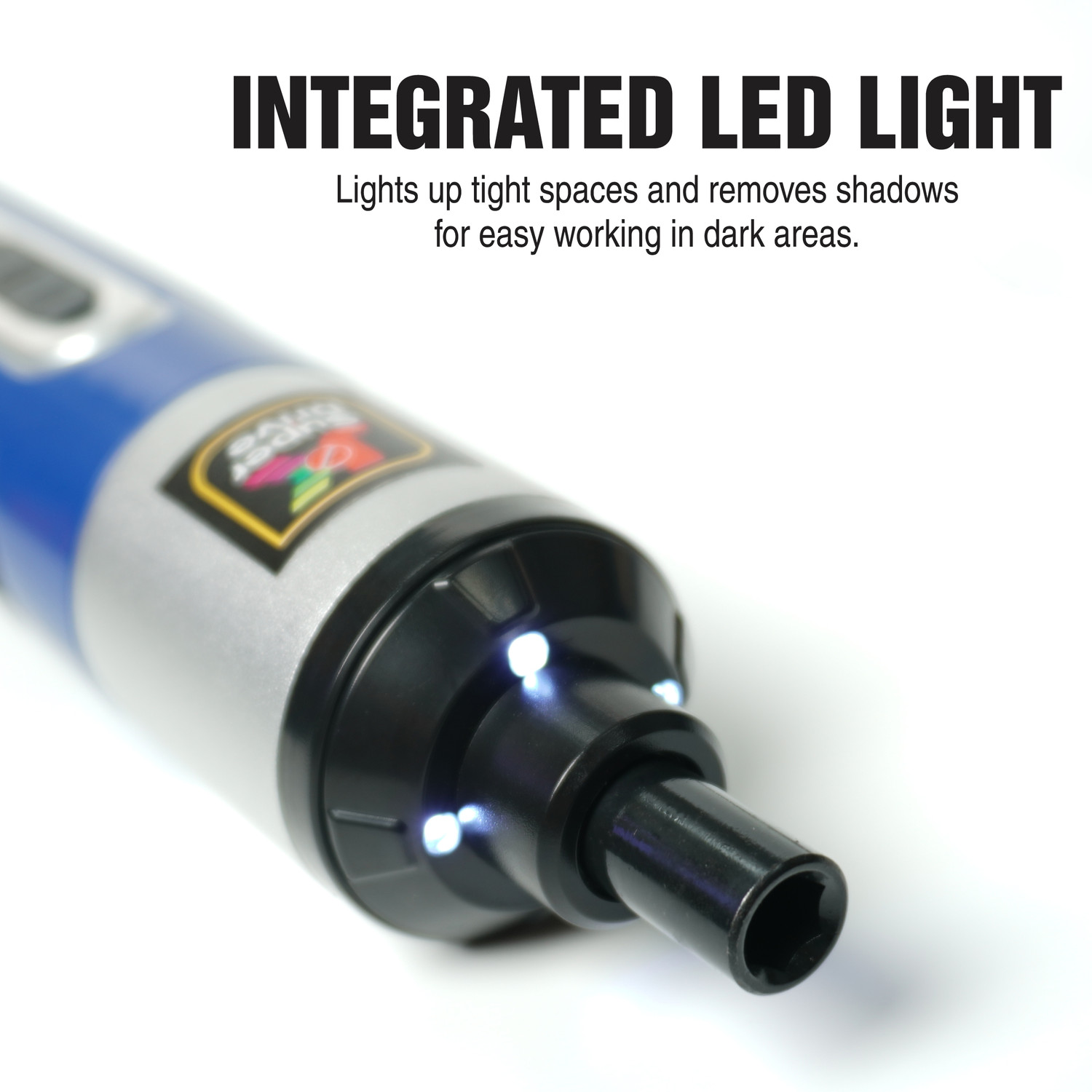 Image of JK Super Drive 3.6V Mini Cordless Screwdriver Rechargeable Li-ion Battery & LED Light Standard Screwdriver