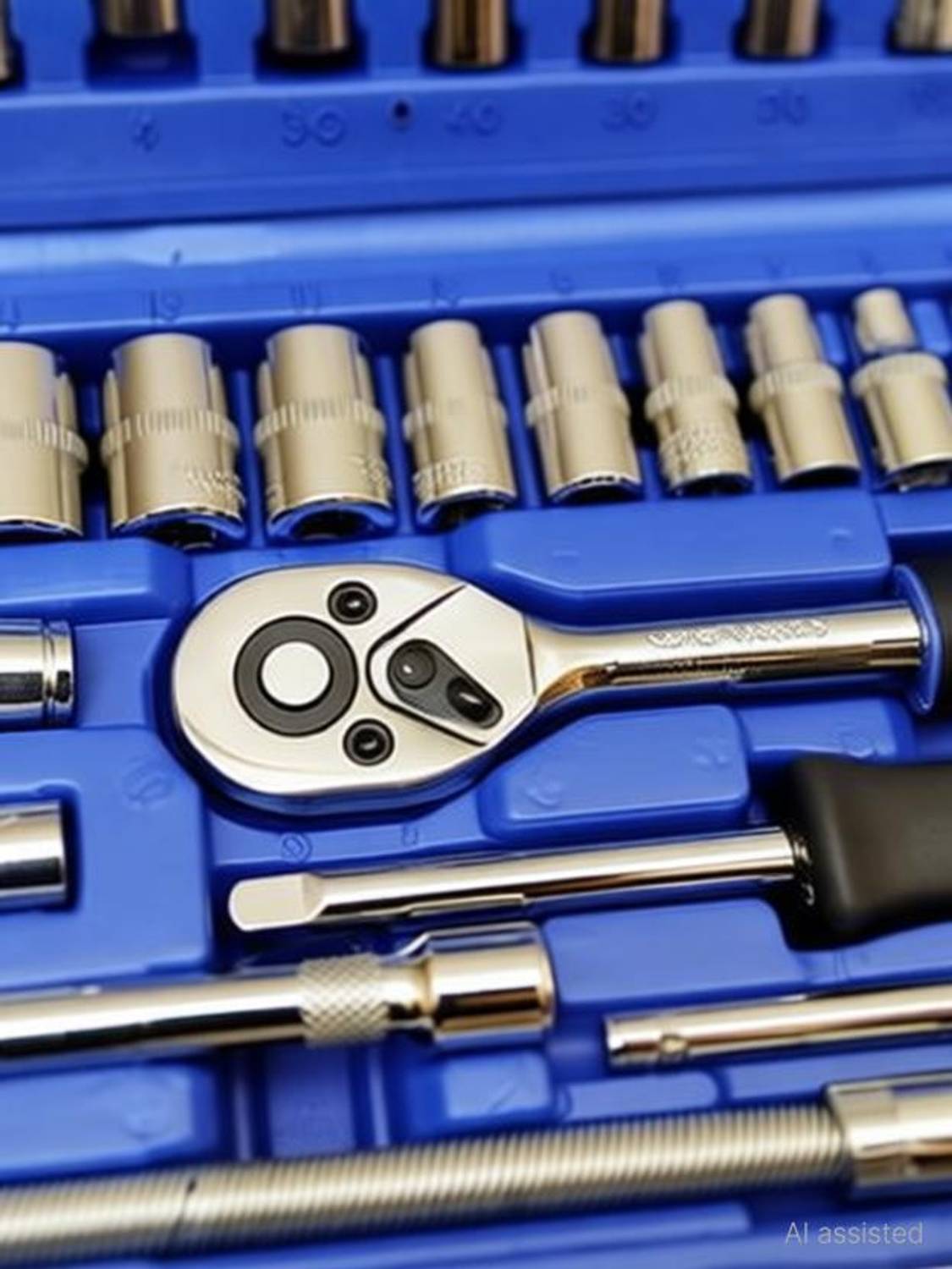 KHANSAHEB 46 in 1 Tool Kit Car Repair Set - Image 3