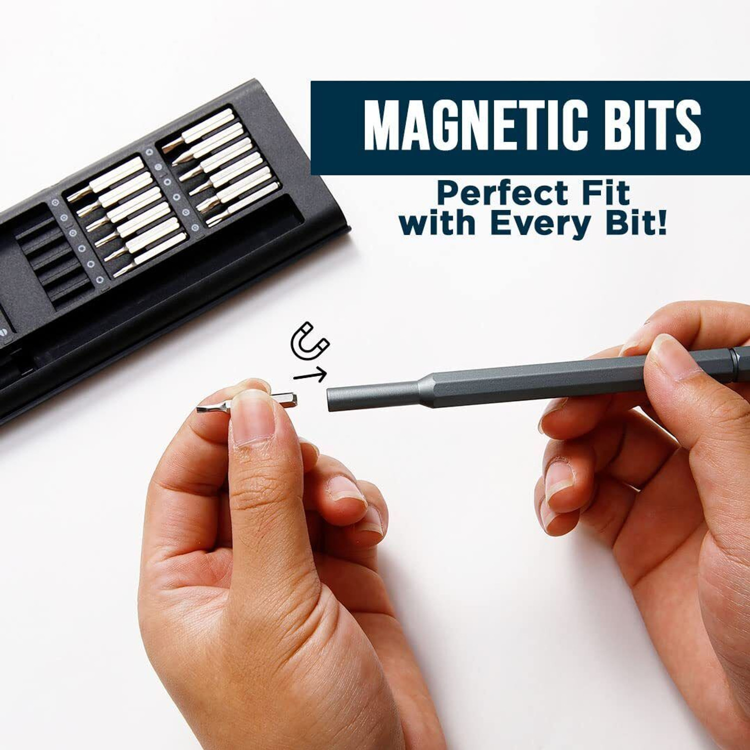 Image of Flipco Precision Screwdriver Set, 24 in 1 Mini Screwdriver Set, 24 Screwdriver Sets Precision Screwdriver Set