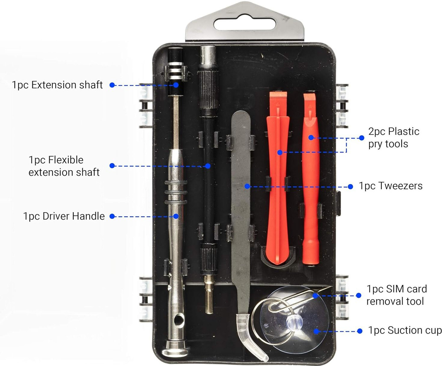 Image of OLIVENTA Screwdriver Tool Kit 115 in 1 | Multi-Bit Repair Set for Mobile, Laptop, Watch Standard Screwdriver Set