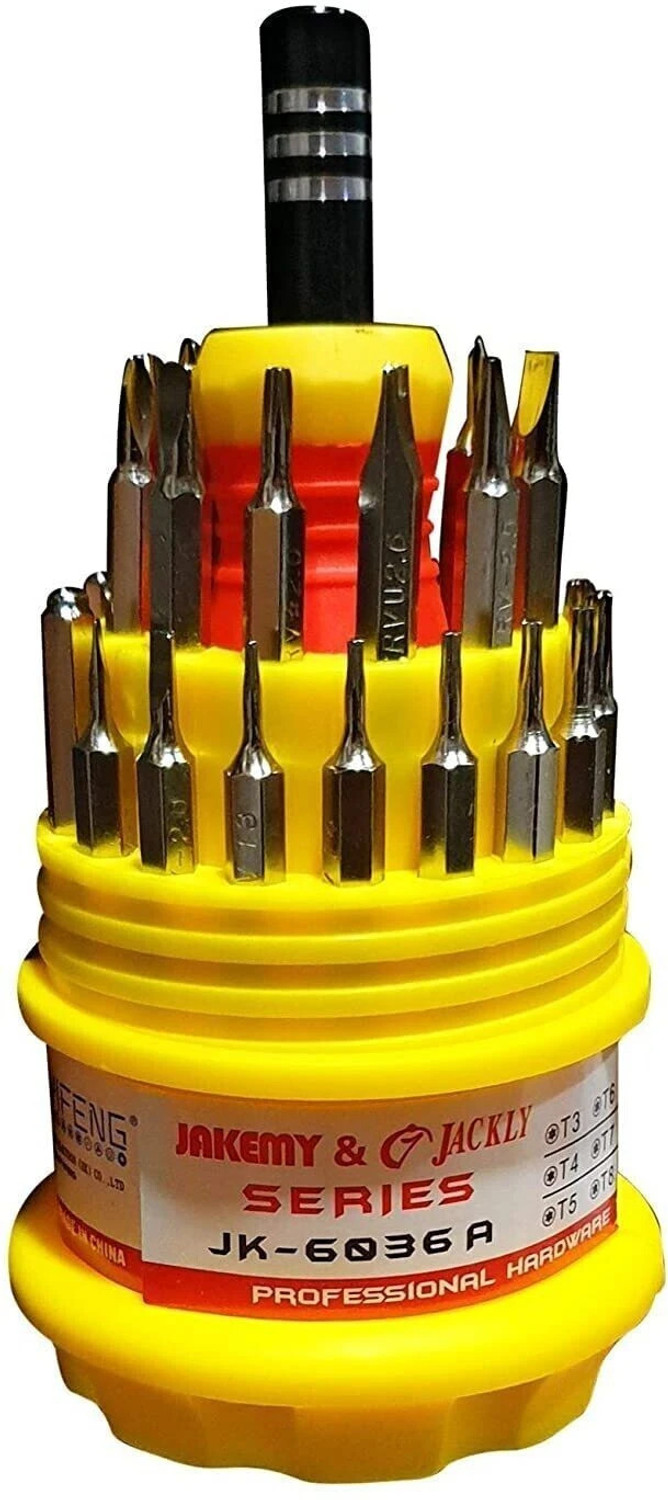 Image of Gilhot Steel 31 in 1 with 30 Screwdriver Bits, Professional Magnetic Driver Combination Screwdriver Set