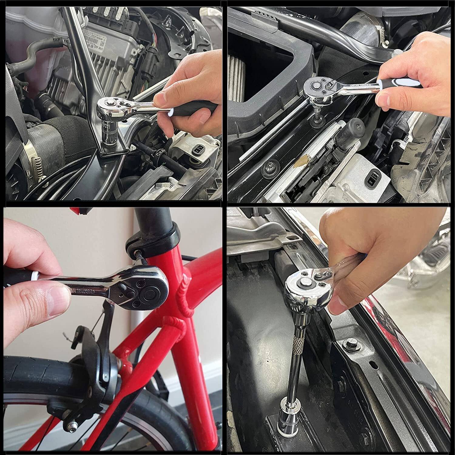 JINKI 46 in 1 Tool Kit with Screwdriver & Socket Set - Image 4