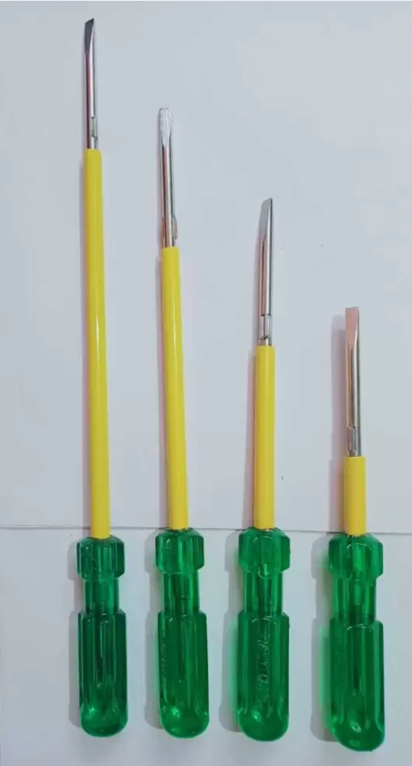 Image of PTM Pack of 4 # 2in1 reversible screwdriver 4inch 6 inch 8inch 10 inch Combination Screwdriver Set