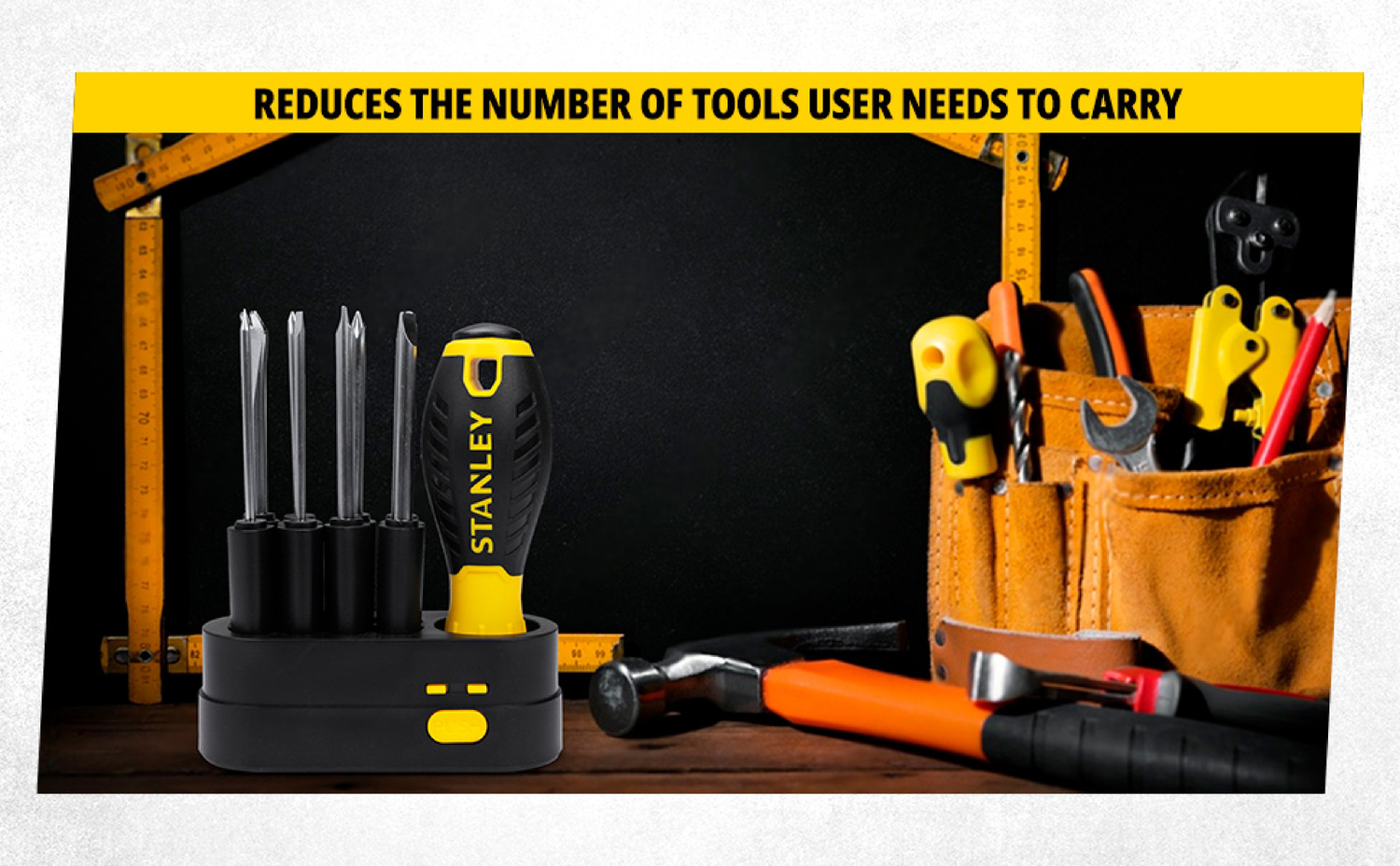 Image of STANLEY 9-Way Screwdriver Set Combination Screwdriver Set