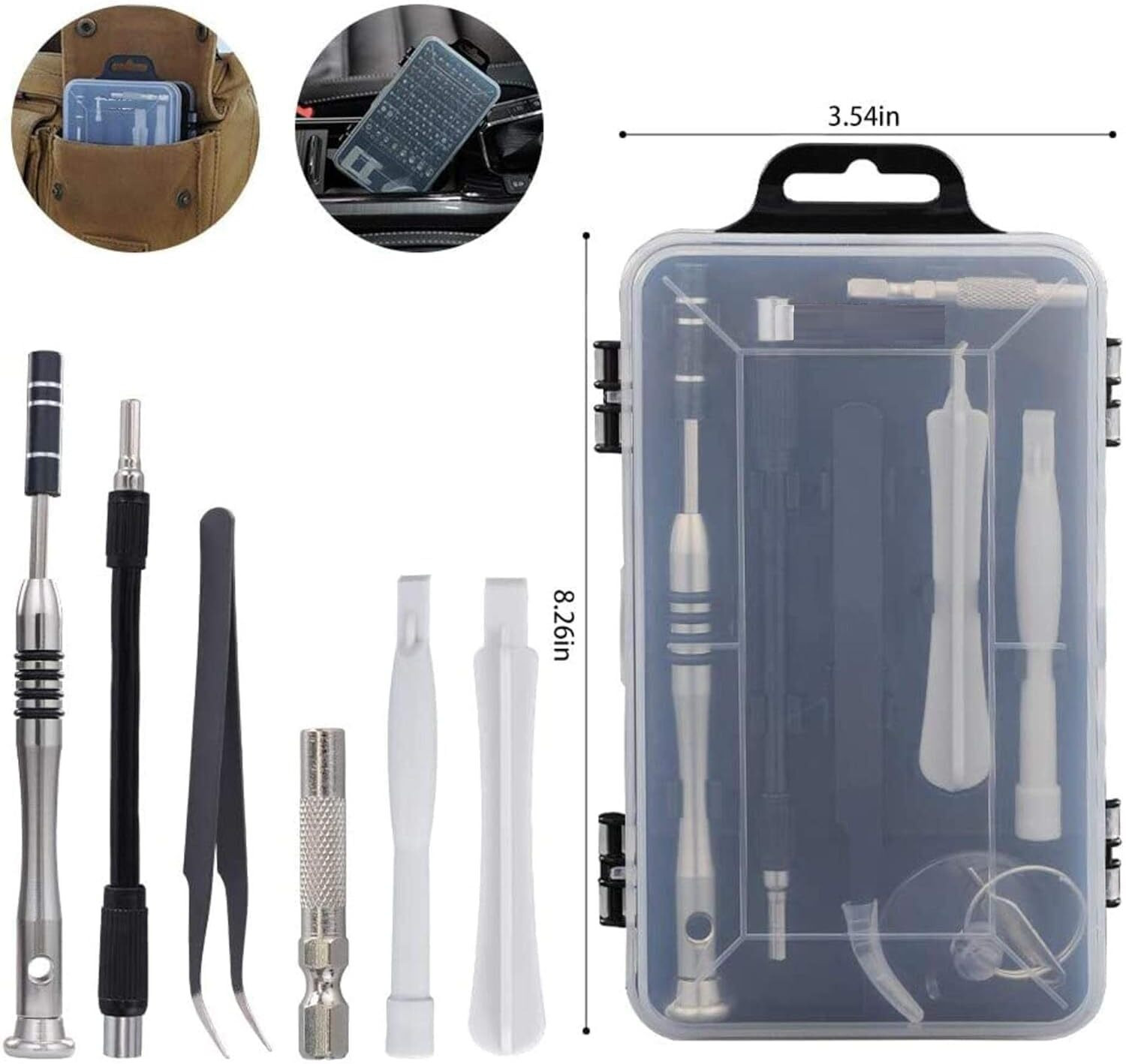 Image of SCANF 115 in 1ScrewdriverRepair Kit Interchangeable forLaptop,Mobile,Watch,Tablet,Home Standard Screwdriver Set