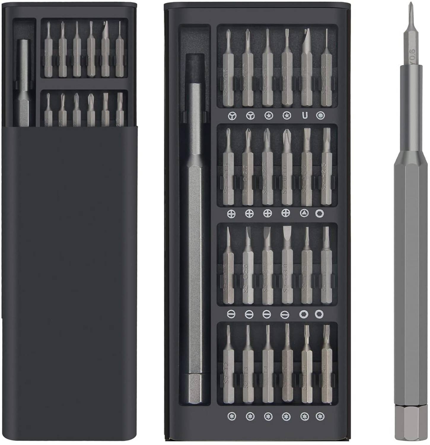 Blooming beauty 24-in-1 Precision Magnetic Screwdriver Set for Mobile, Laptop, Watch, 24-piece Watch Repair Kit