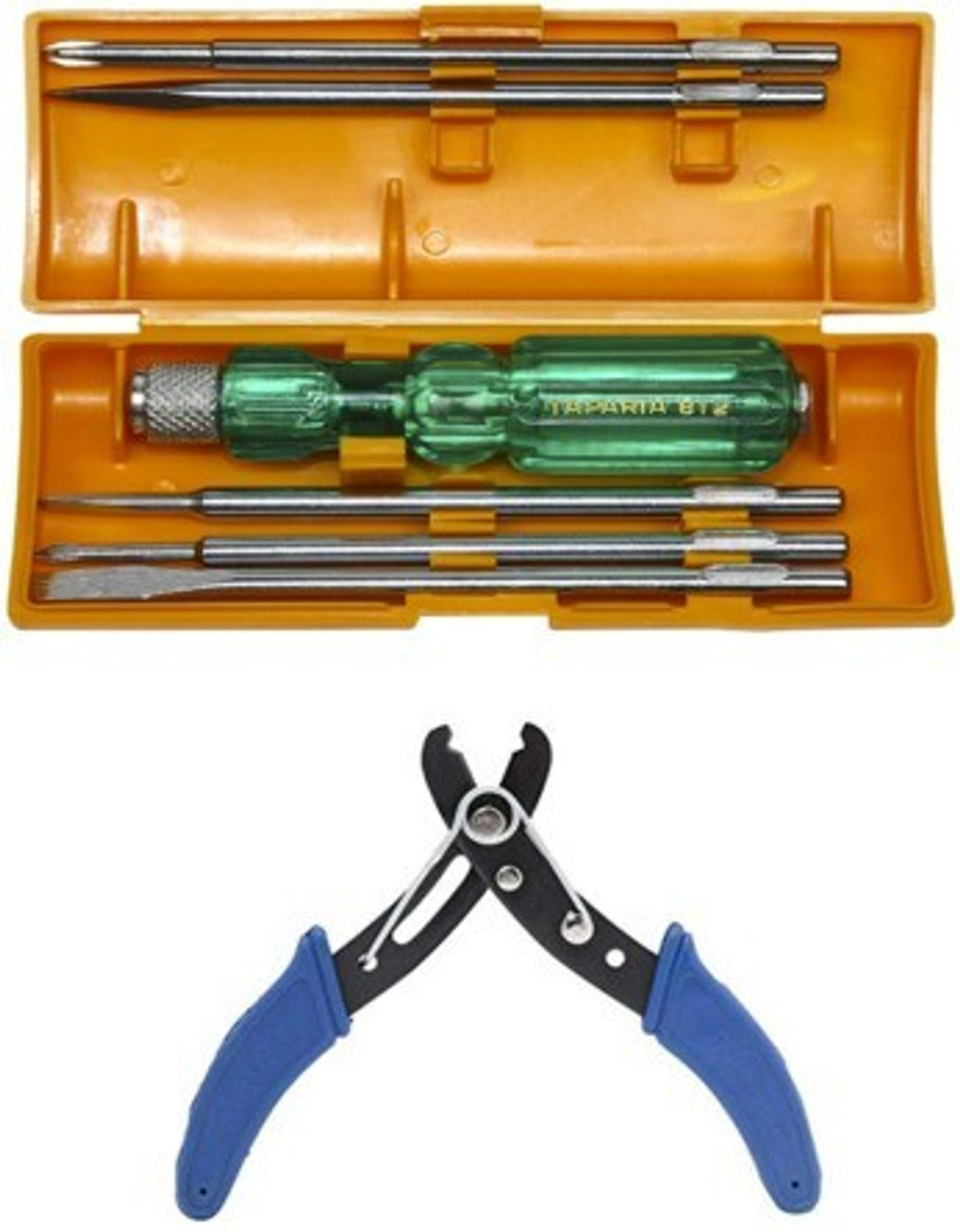 Image of TAPARIA Taparia 812 combo wire stipar cuter bilu Combination Screwdriver Set