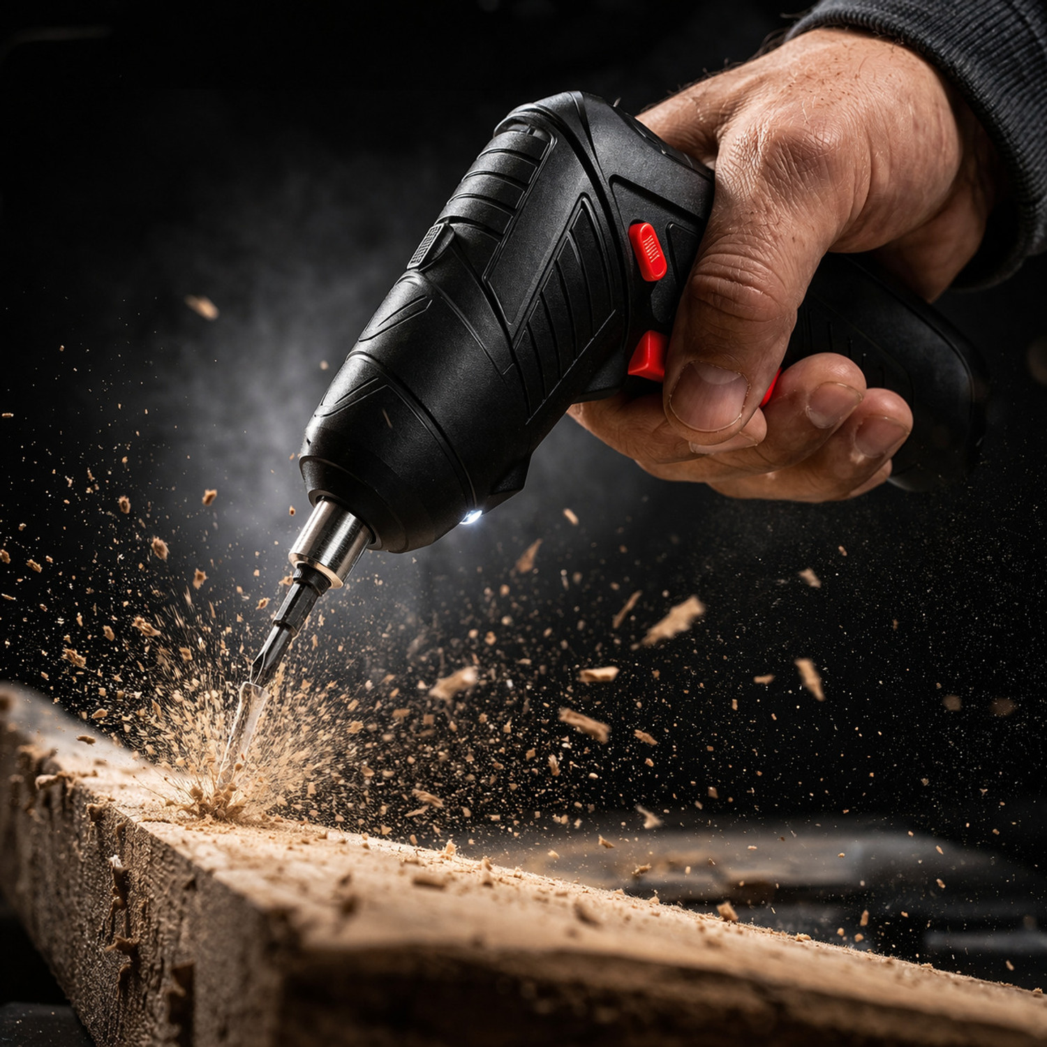 Image of RVEnterprise Cordless Electric Screwdriver Kit 3.6V Rechargeable with 47+Bits, Flexible Shaft Precision Screwdriver Set