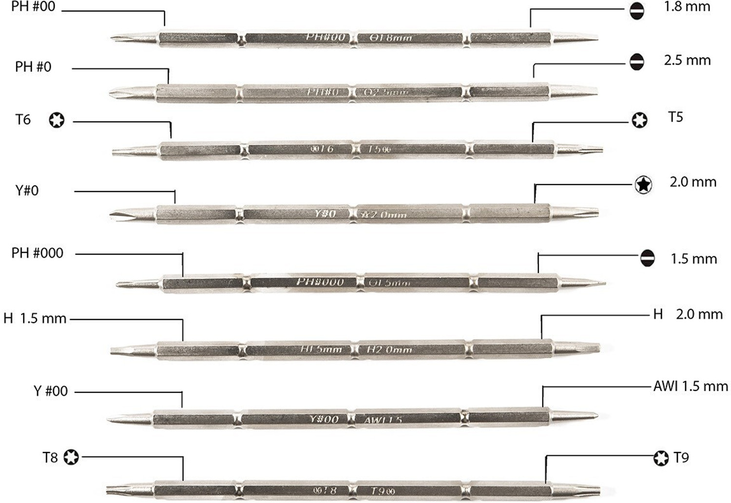 Image of Spartan SMR-01 Screwdriver Tool Kit for Opening and Repairing Mobiles, PDA, Laptop with Openers and Tweezer Precision Screwdriver Set