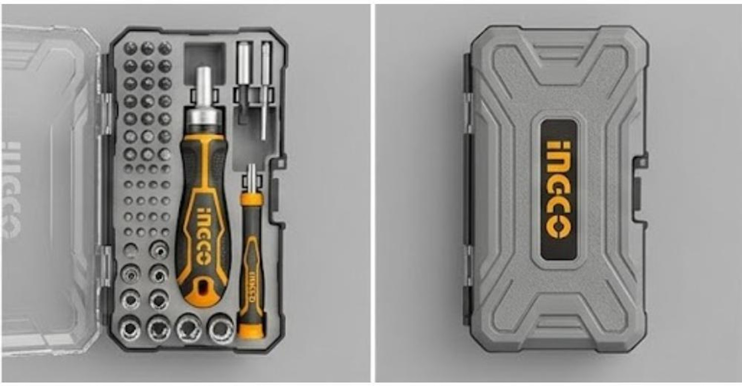 Image of INGCO Bits Set (55 Pcs) Precision Screwdriver Set