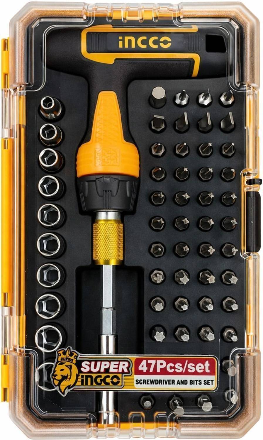 INGCO 47PCS T-Handle Wrench Screwdriver Set - Image 1