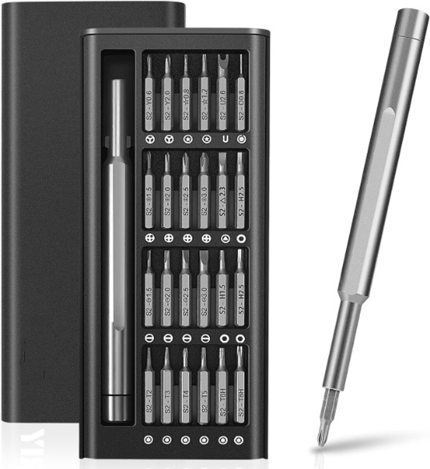 Image of KUMAWATCRAFTZ 24 in 1 Precision Magnetic Repair Screwdriver Set (Pack of 24) Precision Screwdriver Set