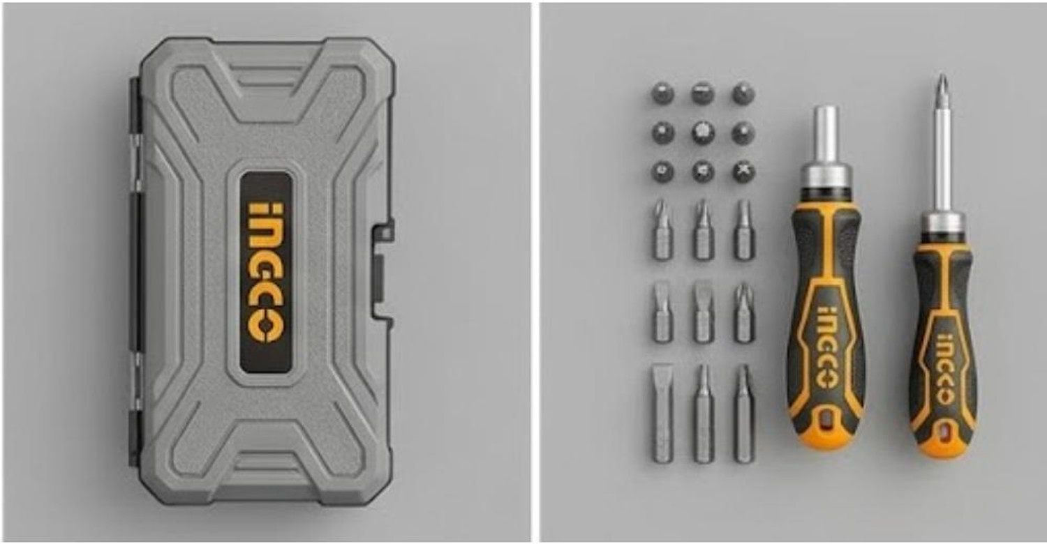 Image of INGCO Bits Set (55 Pcs) Precision Screwdriver Set