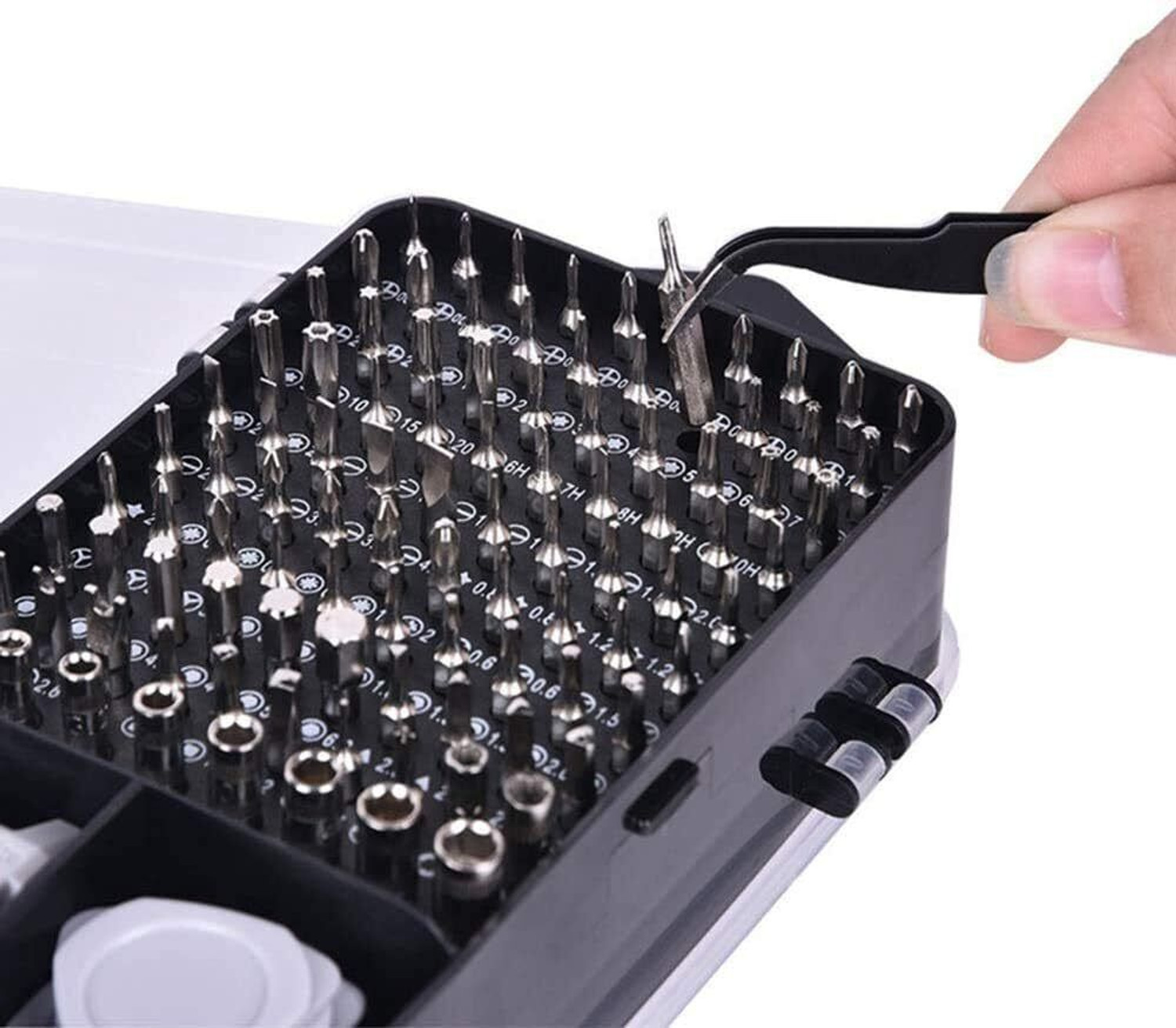 Image of DIXASTER Screwdriver Set 115 in 1 Screwdriver Set Repair Tool Set, Alloy Mini Hardened Impact Screwdriver Set