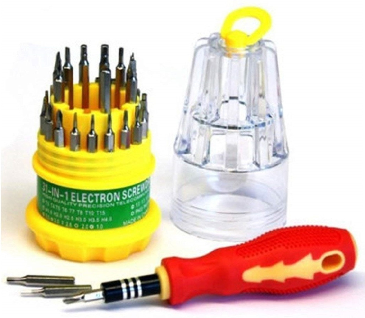 Image of Sauran 31-in-1 Magnetic Screwdriver Tool Kit Set (JCK19) Standard Screwdriver Set