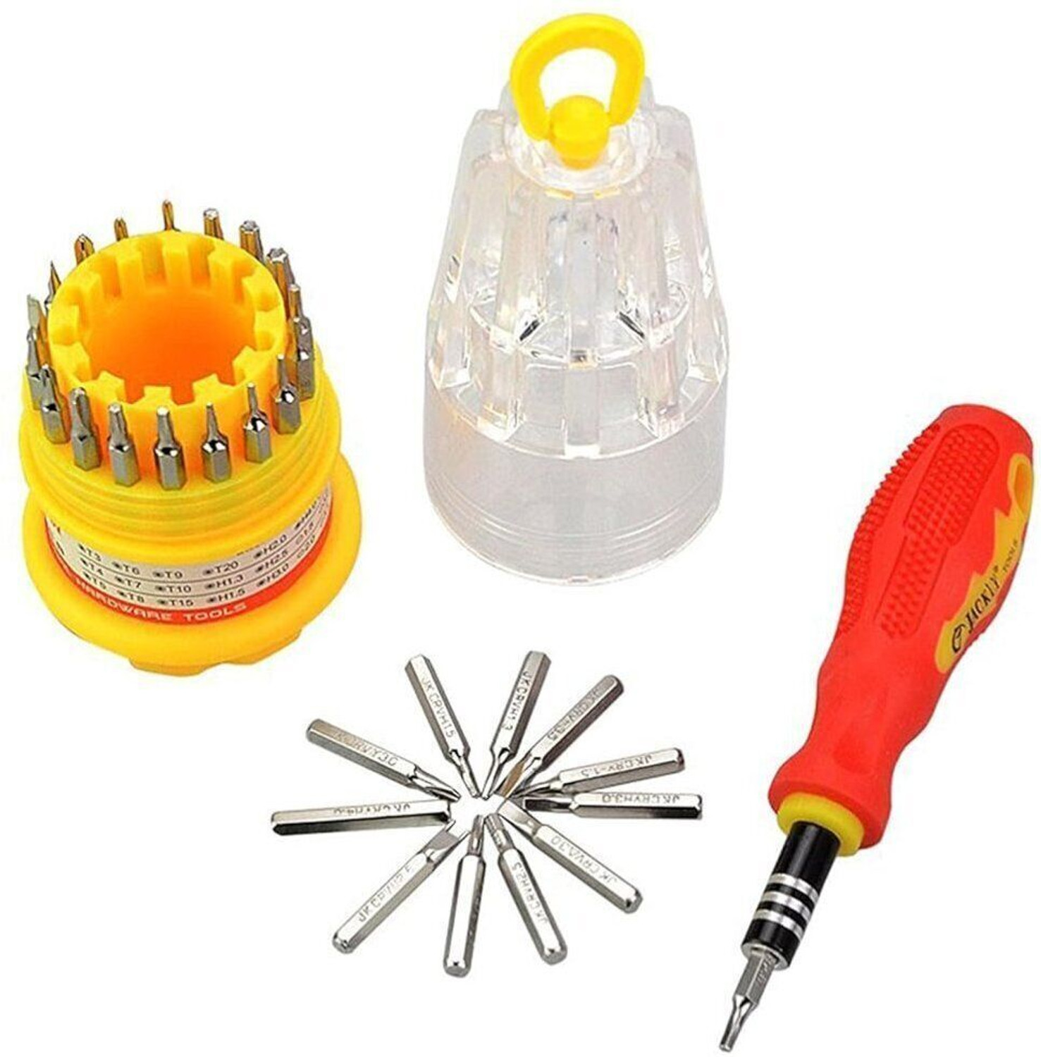 Image of Gilhot Steel 31 in 1 with 30 Screwdriver Bits, Professional Magnetic Driver Combination Screwdriver Set
