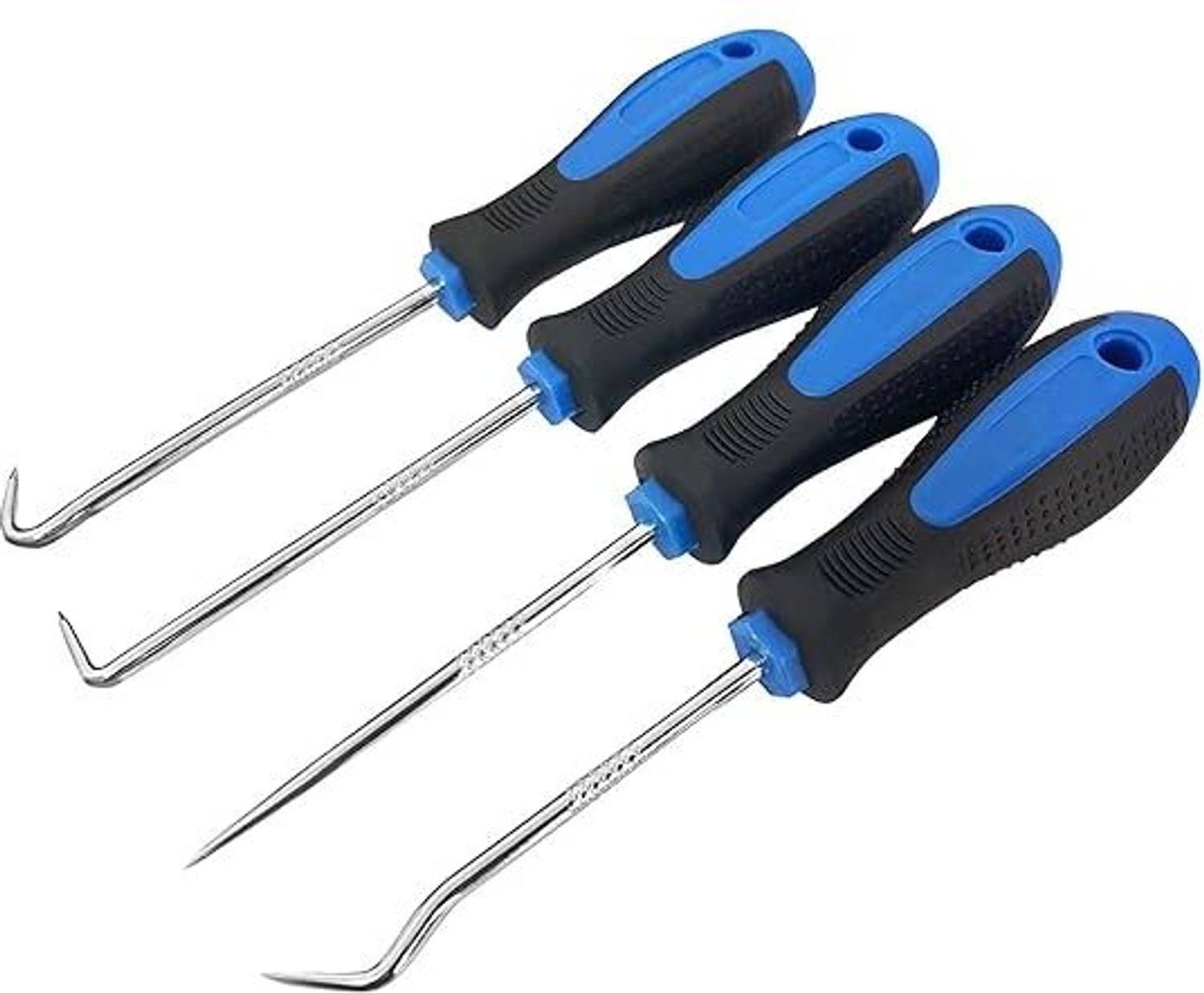 A&S TOOLSHOP 4pcs Long Pick and Hook Set Automotive Precision Screwdriver Set