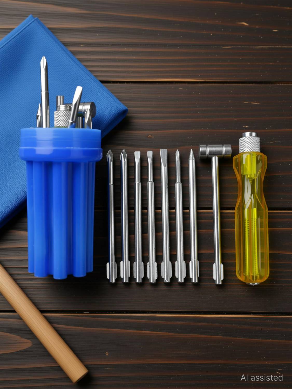 3D Galaxy Screwdriver SET OF 8 with Electrical Tester for Multipurpose Household Combination Screwdriver Set
