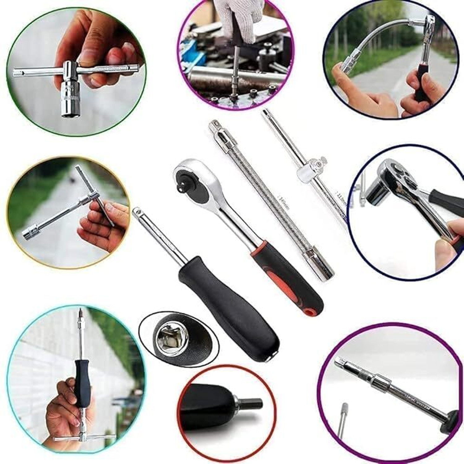 Image of Yugam 46 in 1 SCREWDRIVER AND TOOLKIT SET Combination Screwdriver Set (Pack of 1) Combination Screwdriver Set