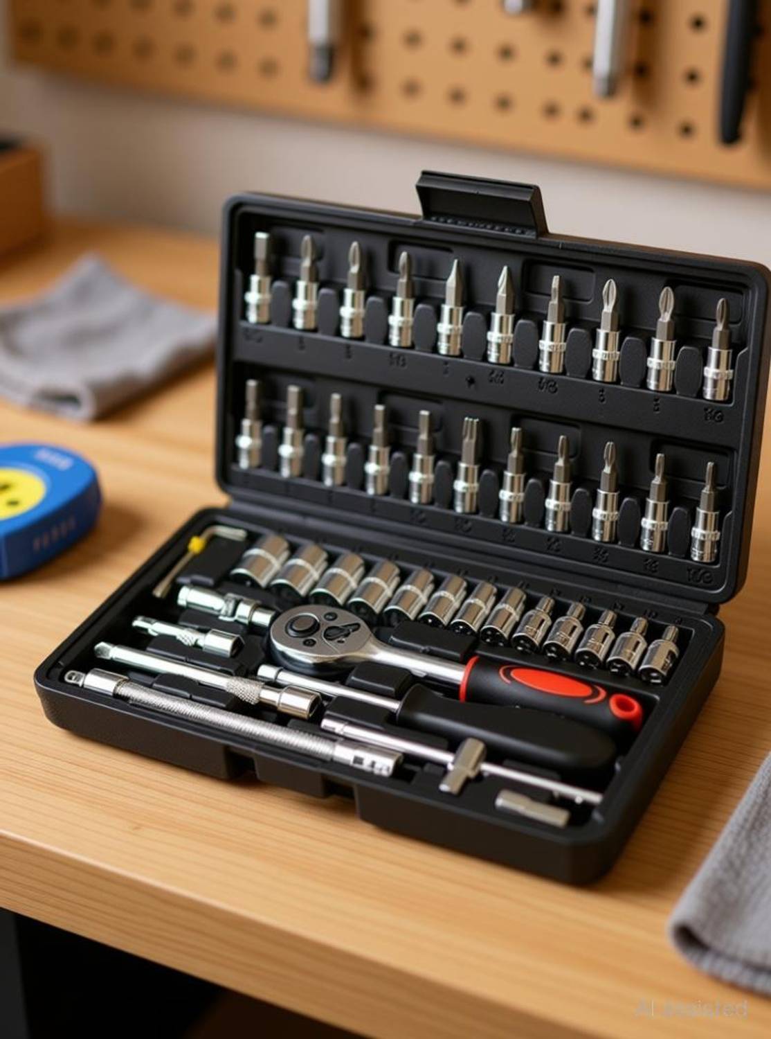 HV Enterprise 46 PCS 1/4 Inch Socket Set Tool Kit - Image 2