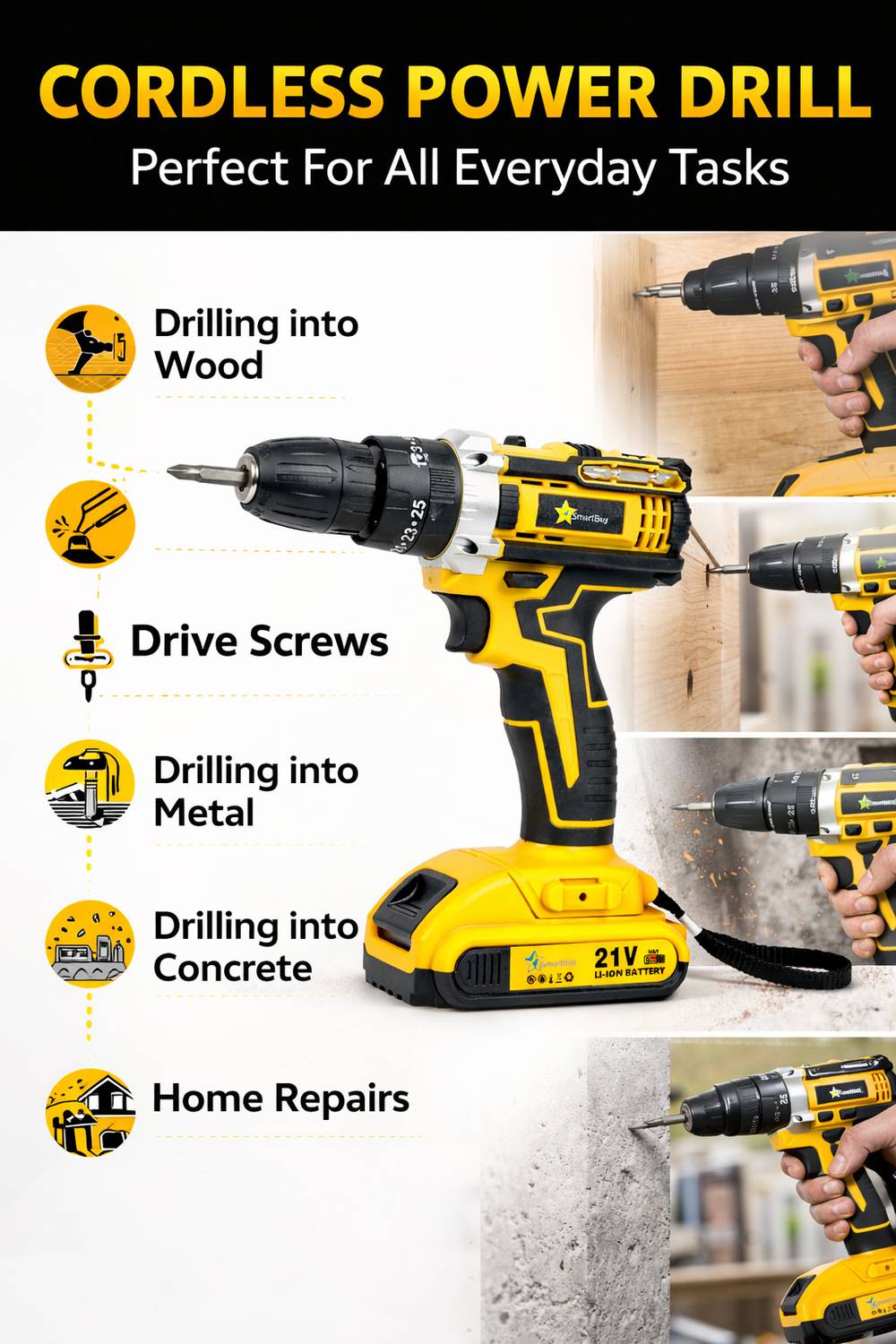 Flipkart SmartBuy Cordless Screwdriver Set - Image 2