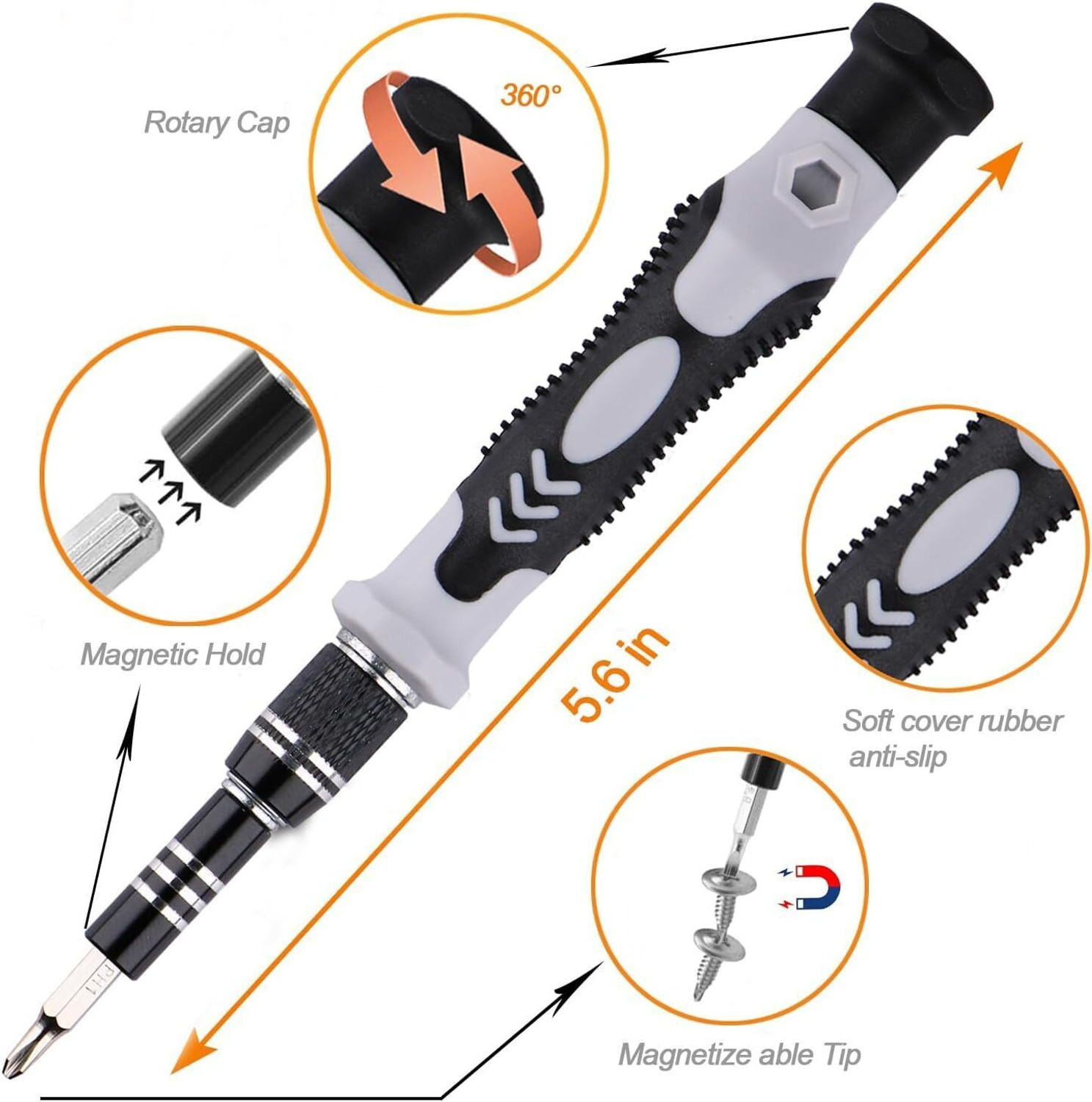 Image of BBBIKINI 115 in 1 Professional Precision Screwdriver Set Computer, Home repairing kit. Precision Screwdriver Set