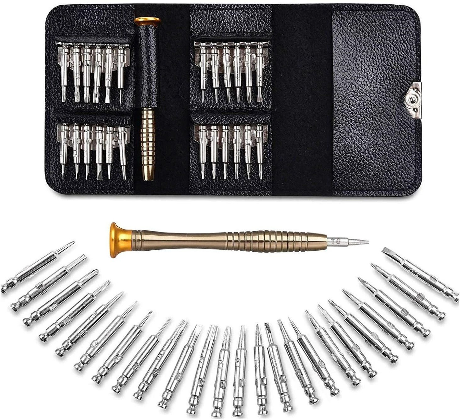 Image of Tec Tavakkal 25 in 1 Screwdriver Set, Mini screwdriver Tool Kit Standard Screwdriver Set Standard Screwdriver Set