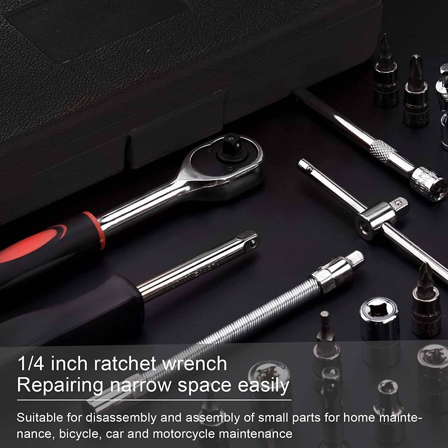 JINKI 46 in 1 Tool Kit with Screwdriver & Socket Set - Image 5