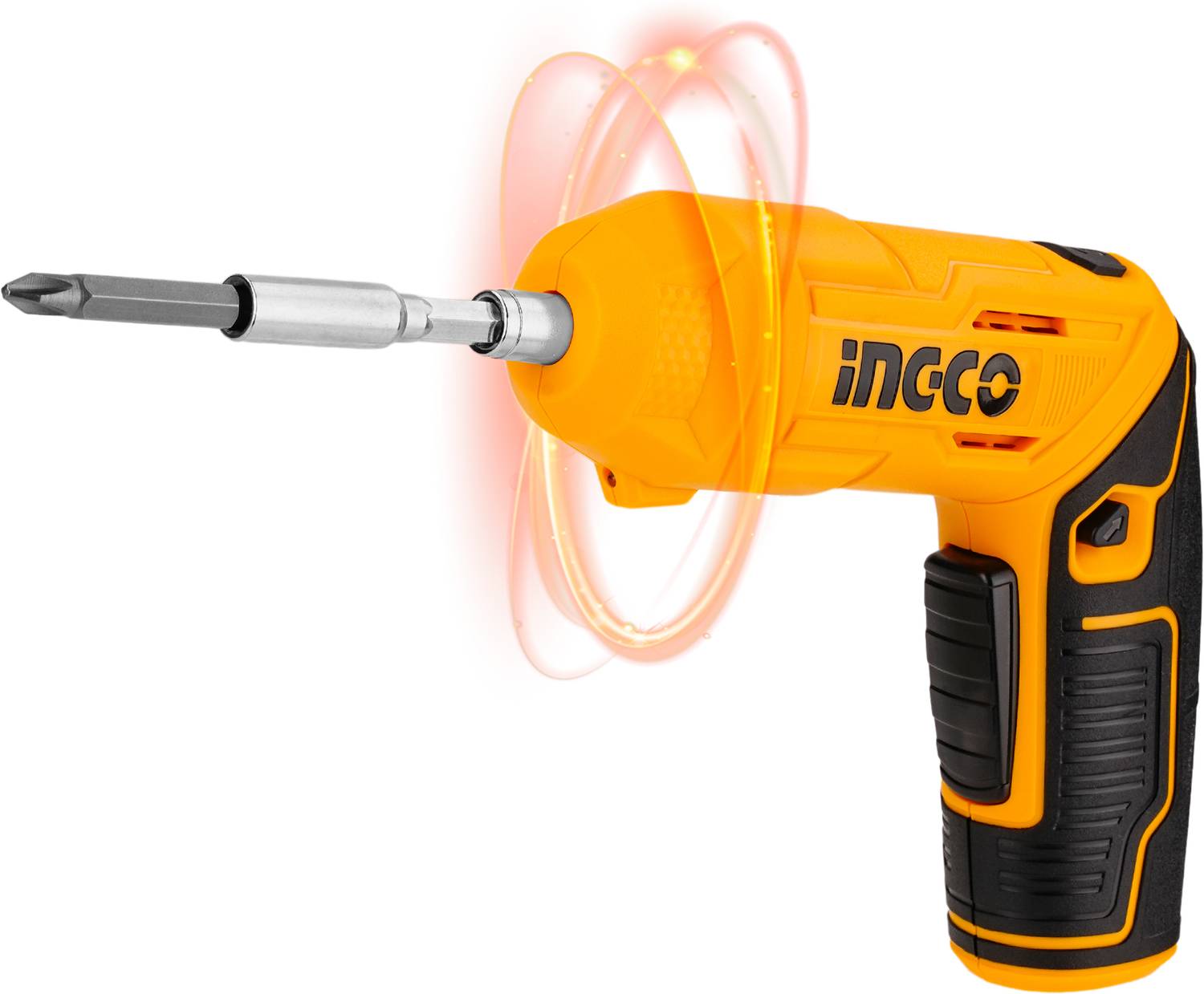 INGCO Lithium Ion Cordless Screwdriver CSDLI0442 Long Handle Set - Image 4