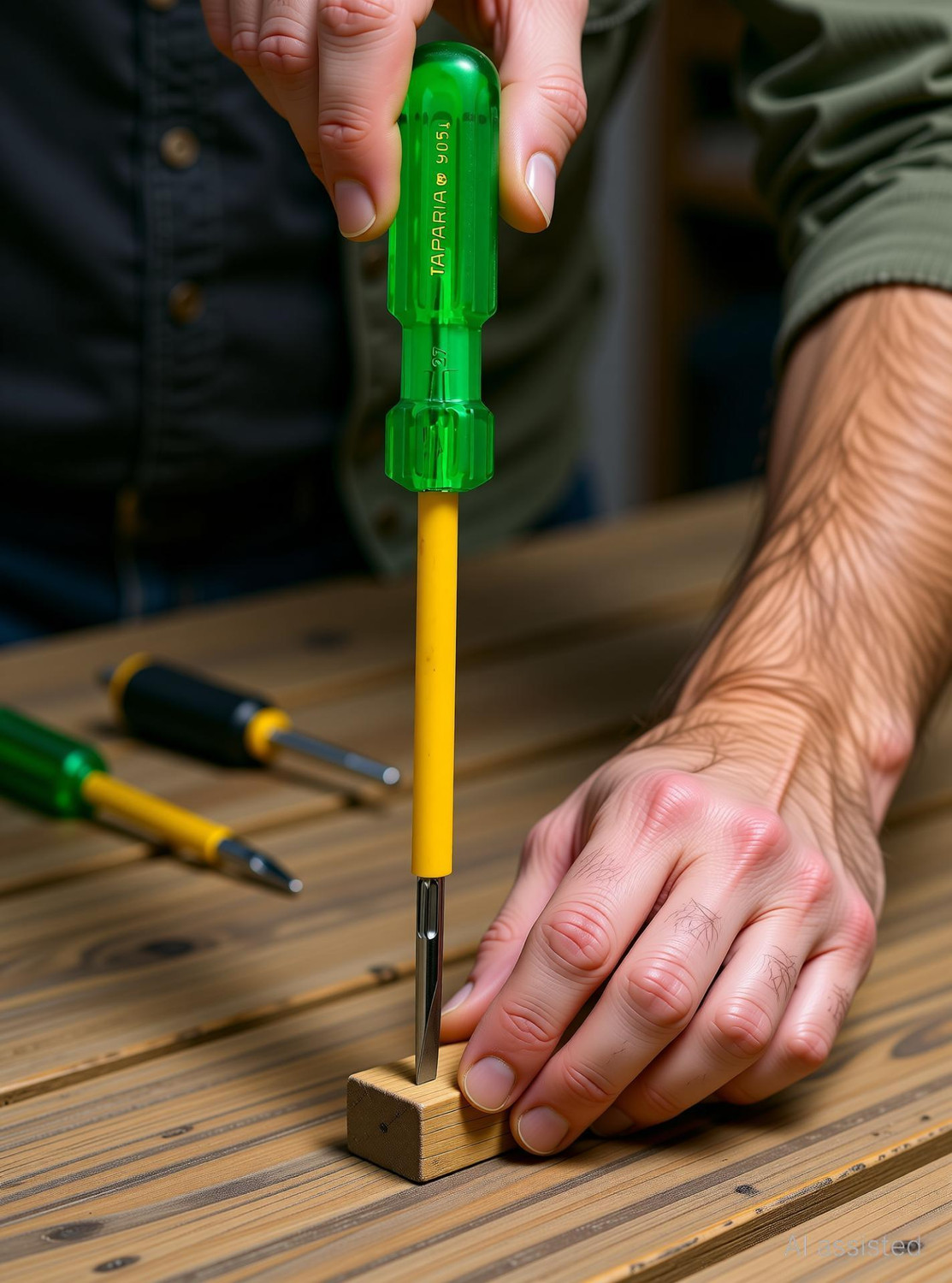 Image of TAPARIA 905 I double ended magnetic screwdriver with insulation Standard Screwdriver (Pack of 1)