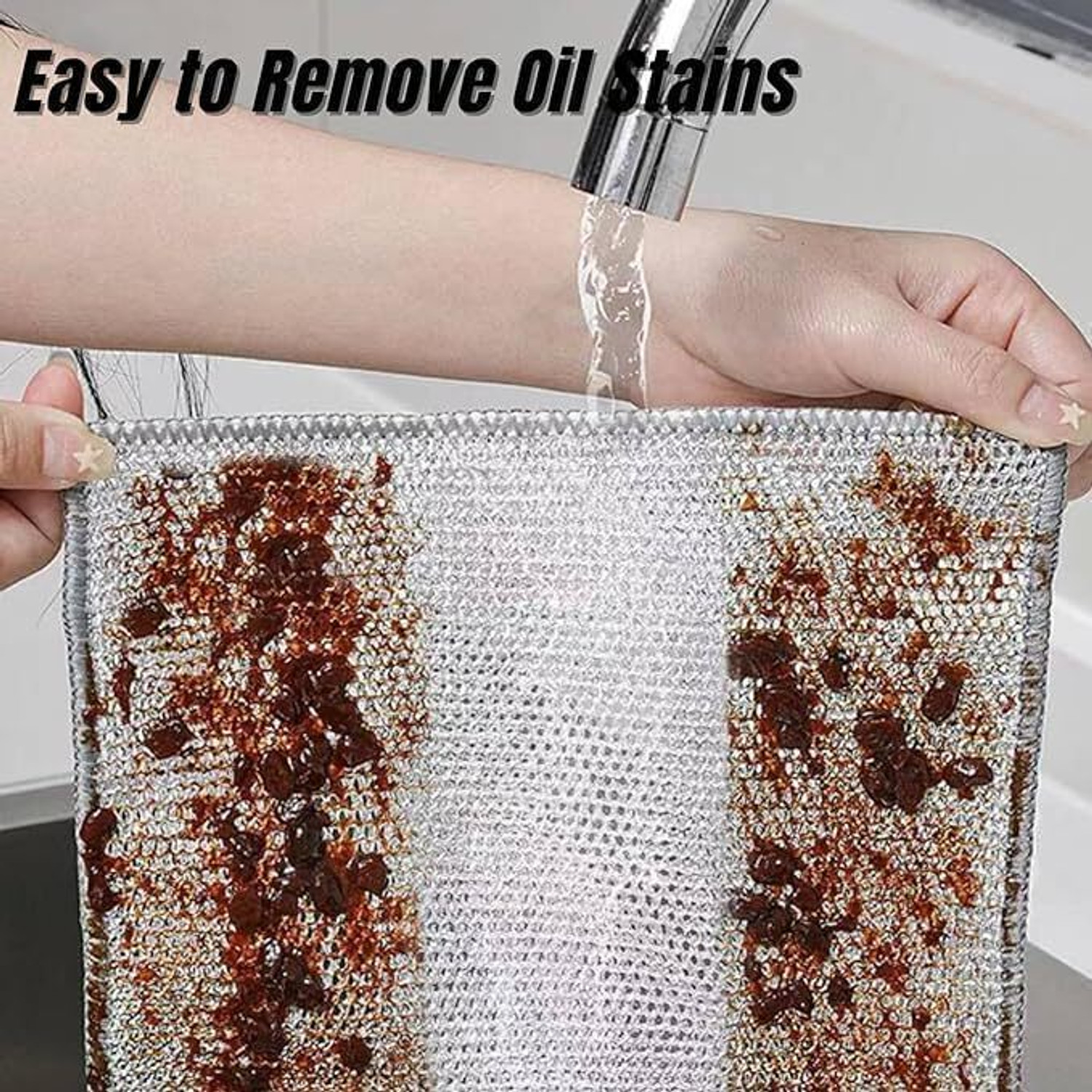 Image of Viha fashion Pack of 8 Wire Cloth / Dishwashing Scrub Pads Ccx10.98 Dishwash Bar