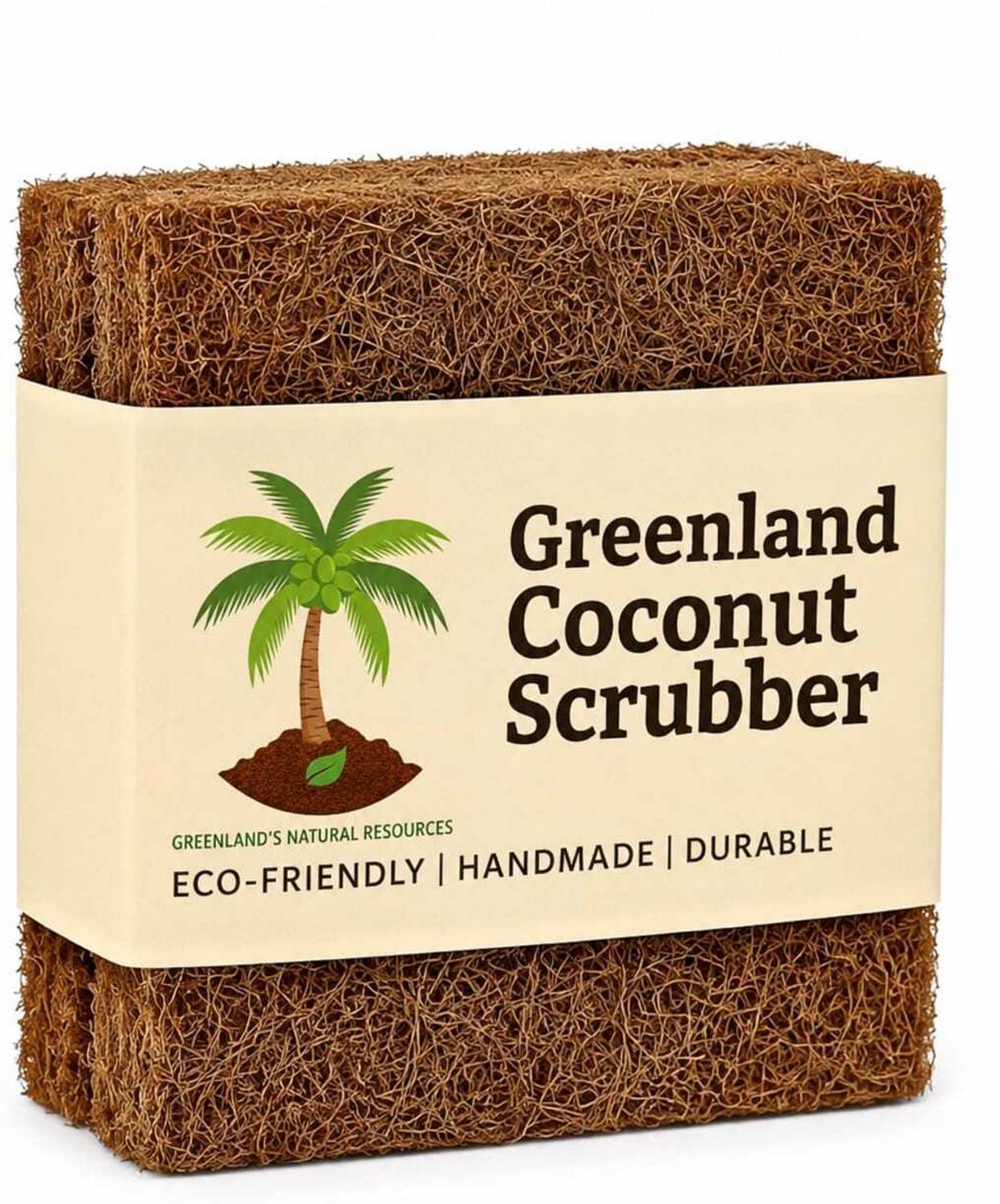 Greenland Coconut Scrubber Dish wash Scrub Pad — Cleaning Tools