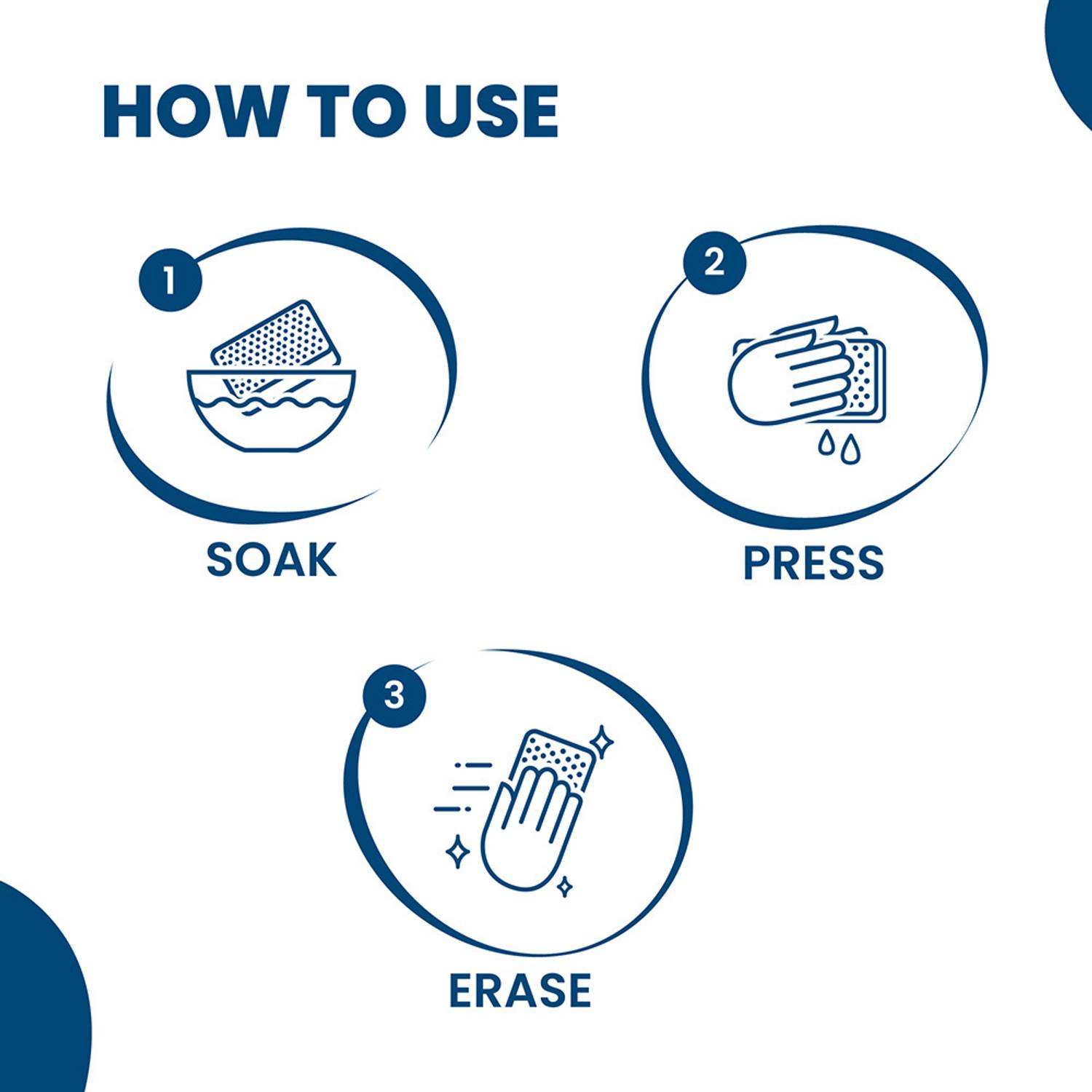 Happi Planet Magic Eraser Pack of 8 - Image 3