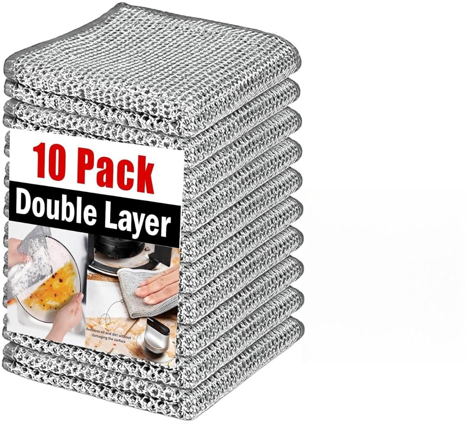 Image of Aayans Dream 10Pc Dishwash Clothes Sponge Wipe