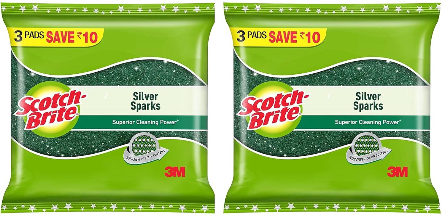 Image of Scotch-Brite Scrub Pad Large Scrub Pad (Large, Pack of 6)