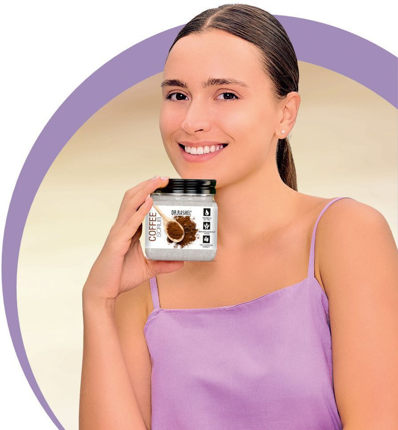 Image of DR.RASHEL Coffee Scrub For Face & Body | Skin Revitalizing | Vitamins & Coffee Extracts Scrub