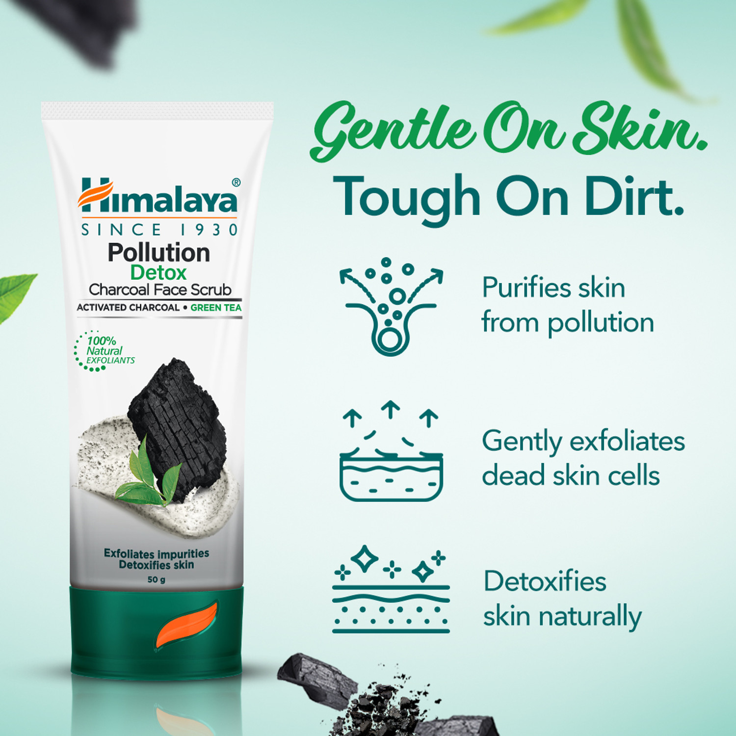 Image of HIMALAYA Pollution Detox Charcoal Scrub