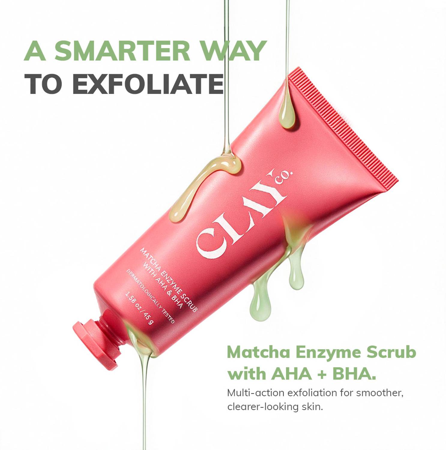 ClayCo Matcha Enzyme Dead Skin Removal Scrub