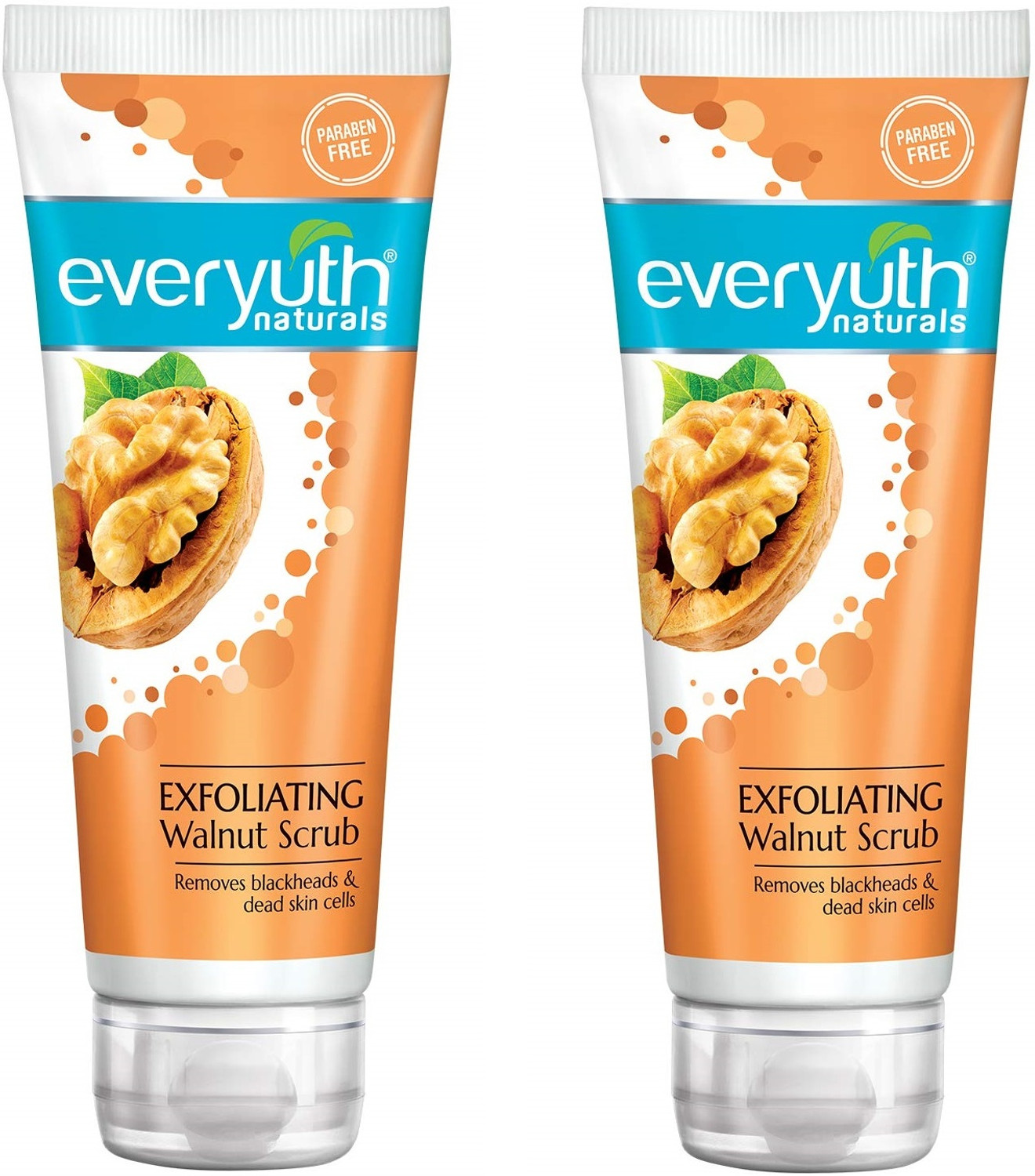 Image of Everyuth Naturals Naturals Exfoliating Walnut Scrub 100g Pack of 2 Scrub (200 g)