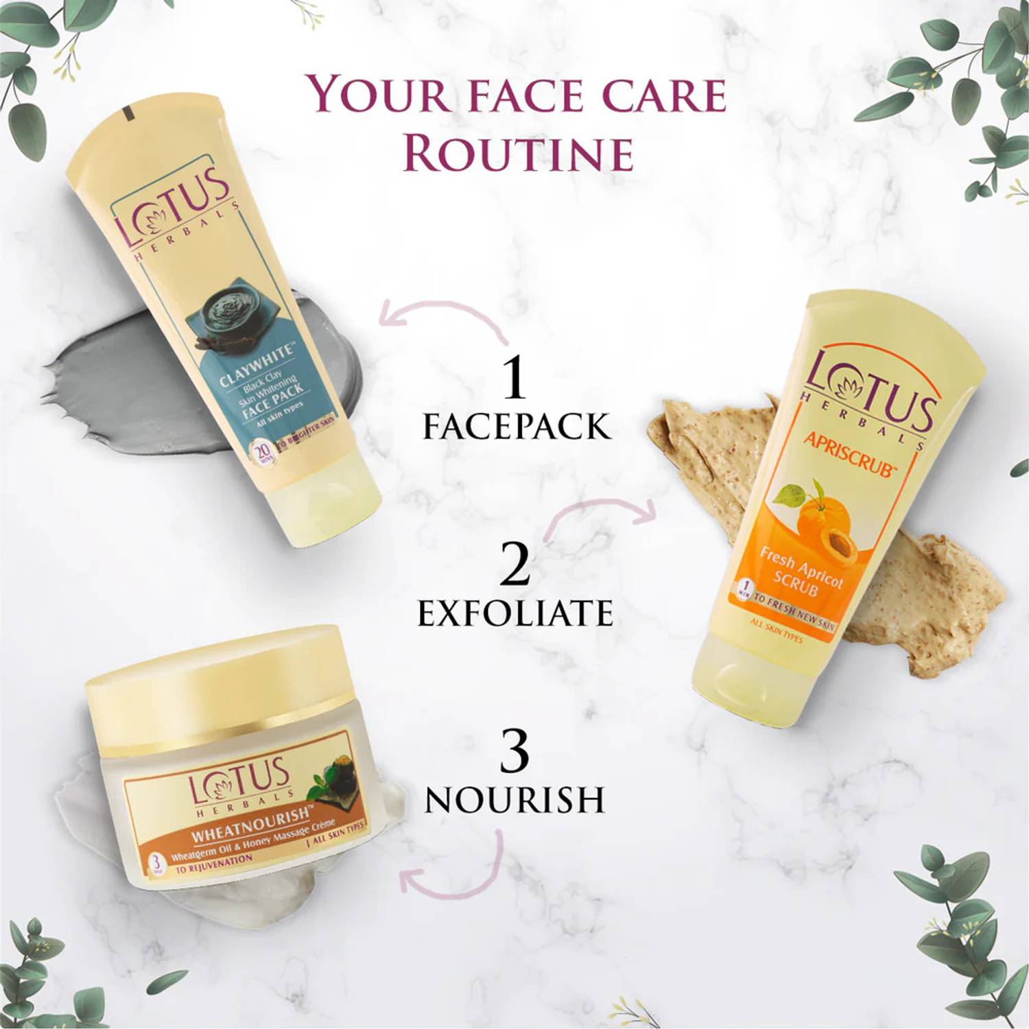 Lotus Herbal Apricot Scrub - Image 5
