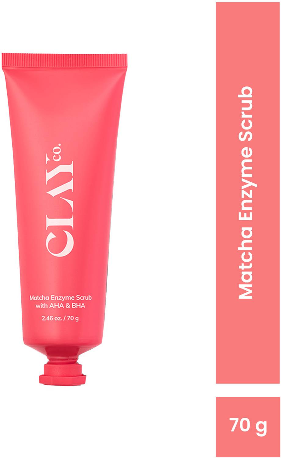 ClayCo. Matcha Enzyme Scrub for Dead Skin Removal - Image 1