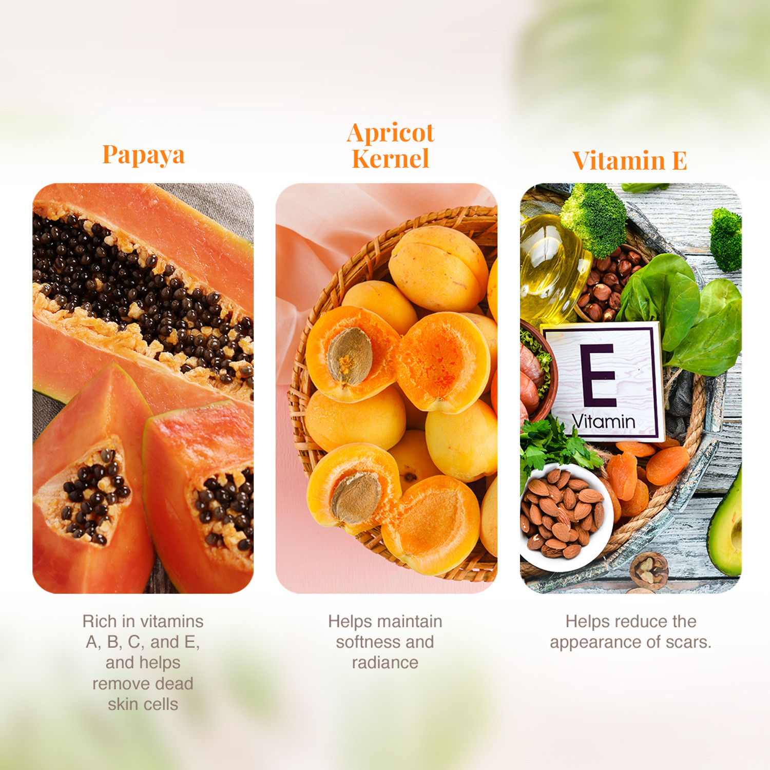 Image of VLCC Papaya & Apricot Face Scrub Removes Blackheads & Whiteheads Scrub (80 g)