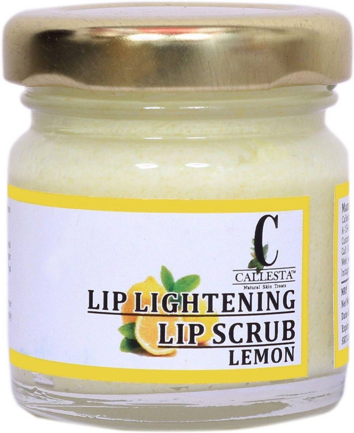 Callesta Lemon Lip Scrub