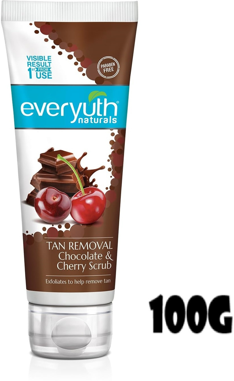 Image of Everyuth Naturals Naturals Tan Removal Chocolate & Cherry Scrub