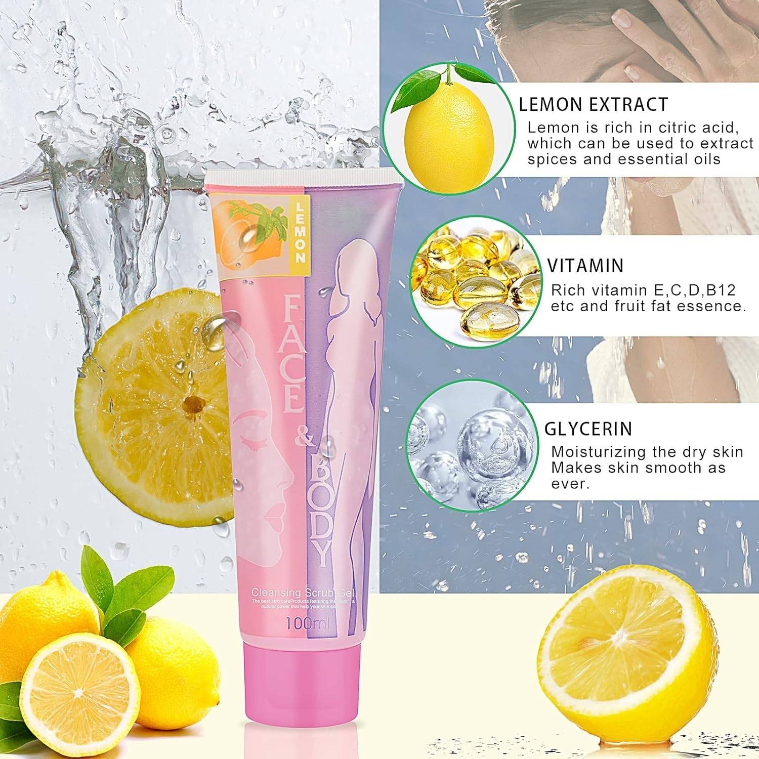 Amaryllis Ultra Soft Scrub Gel For Glowing Skin, Reduce Pigmentation Scrub